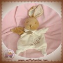 DOUDOU ET COMPAGNIE SOS LAPIN MARRON MARIONNETTE BLANC BIO