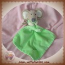 TIAMO TI AMO DOUDOU SOURIS TAUPE PULL VERT MOUCHOIR SOS