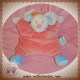 NATTOU DOUDOU SOURIS LUNA QUASI PLATE ROSE HOCHET SOS