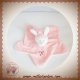 NICOTOY DOUDOU LAPIN PLAT ETOILE ROSE SOS