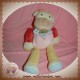 BABYNAT BABY NAT DOUDOU VACHE ECRU ROSE HOCHET SOS