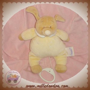 NOUKIE'S DOUDOU CHIEN BEIGE EDGAR JAUNE MUSICAL SOS