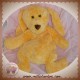 NOUNOURS DOUDOU CHIEN ORANGE CLAIR BOUCLETTE SOS