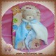 BABYNAT DOUDOU OURS BEIGE PLAT ETOILE BLEU SOS