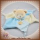 BABYNAT DOUDOU OURS BEIGE PLAT ETOILE BLEU SOS