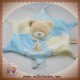 BABYNAT DOUDOU OURS BEIGE PLAT ETOILE BLEU SOS