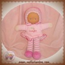 COROLLE DOUDOU POUPEE PLASTIQUE ROBE ROSE FLEUR SOS