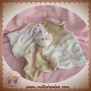 DOU KIDOU DOUDOU OURS BEIGE PLAT ECRU COEUR ROSE SOS 26