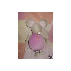 TCF SOS DOUDOU SOURIS GRISE ROSE TOUT COMPTE FAIT