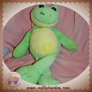 PLAYKIDS CMI DOUDOU GRENOUILLE VERTE JAUNE SOS