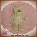 GRAIN DE BLE DOUDOU OURS BEIGE BOUCLETTE SOS