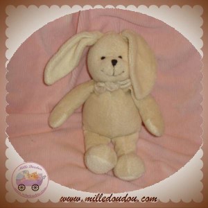 ANNA CLUB PLUSH DOUDOU LAPIN BEIGE 23 cm SOS