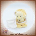 BABYNAT BABY NAT DOUDOU POUSSIN CANARD JAUNE COQUILLE MOUCHOIR ECRU