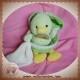 BABYNAT BABY NAT DOUDOU POUSSIN CANARD VERT COQUILLE MOUCHOIR ECRU SOS