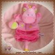 POMMETTE DOUDOU GIRAFE MARIONNETTE ROSE BALLON SOS