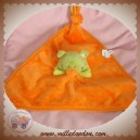 KIKOU DOUDOU RENARD SOURIS PLAT LOSANGE VERT ORANGE SOS