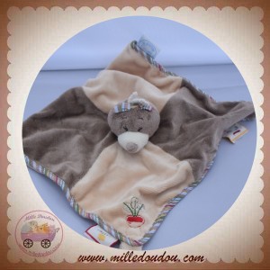 NOUKIE'S DOUDOU TAUPE PLAT BRUN BEIGE EMMA TIDOU SOS