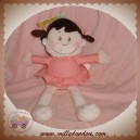 KIMBALOO DOUDOU POUPEE FILLE ROSE ROBE SOS