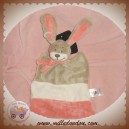 BABY CLUB C&A DOUDOU LAPIN PLAT MARRON TAUPE ROSE SOS