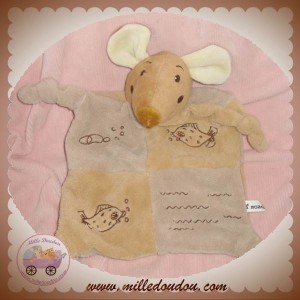 PSLD DOUDOU SOURIS PLAT BEIGE MARRON CREDIT AGRICOLE SOS