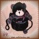 NOCIBE DOUDOU OURS NOIR SAC ARC EN CIEL SOS