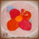 CMP DOUDOU PAPILLON PLAT FLEUR ROUGE ORANGE SOS