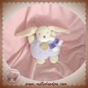 BABYNAT BABY NAT DOUDOU LAPIN ECRU BOULE VIOLET SOS