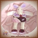 BABYNAT DOUDOU SOURIS ECRU MARIONNETTE VIOLET ROSE SOS