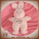 LUMINOU DOUDOU LAPIN BLANC FLUORESCENT COEUR SOS