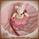 DOUDOU ET COMPAGNIE SOURIS ROSE MUSICAL MAGIE FLEURS SOS