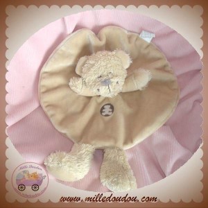 VETIR DOUDOU OURS CHAT BEIGE PLAT OVAL LULU CASTAGNETTE SOS