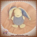 AJENA DOUDOU LAPIN BLANC VIOLET MAUVE SOS