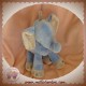 NICOTOY DOUDOU ELEPHANT BLEU GRIS SOS