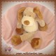 NICOTOY DOUDOU CHIEN MARRON BEIGE BILLES 33 cm SOS