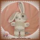 TAPE A L'OEIL DOUDOU LAPIN BLANC GRIS VERT SOS