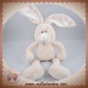 KIMBALOO DOUDOU LAPIN GRIS TAUPE BLANC SOS