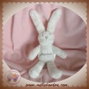 JACADI DOUDOU LAPIN BLANC BEIGE SOS