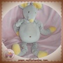 SUCRE D'ORGE DOUDOU SOURIS GRIS TAUPE JAUNE MUSICAL SOS