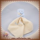 BABYNAT BABY NAT SOS DOUDOU OURS  BLEU CLAIR MOUCHOIR