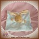 KALOO DOUDOU LAPIN BEIGE PLAT CANDY SPIRALE BLEU BLANC