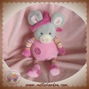 GIPSY DOUDOU SOURIS GRISE ROSE SOS