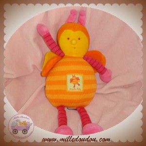 MOULIN ROTY DOUDOU ABEILLE LOUNA ROSE ORANGE 28 SOS