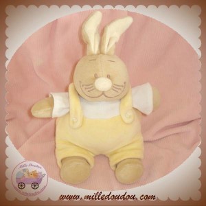 NOUKIE'S DOUDOU LAPIN BASILE JAUNE SOS