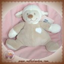 NATTOU DOUDOU MOUTON NOA BEIGE COEUR 26 CM SOS