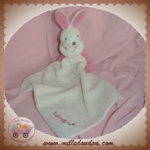 BABYNAT BABY NAT DOUDOU LAPIN ROSE BABY DO MOUCHOIR SOS