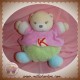 KALOO DOUDOU OURS CHAT BOULE VERT HAUT ROSE K SOS