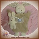 DOUDOU ET COMPAGNIE SOS LAPIN MARIONNETTE MARRON BEIGE BEBE