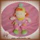 NICOTOY DOUDOU FILLE HABIT ROSE ARBRE CHEVEUX ORANGE SOS