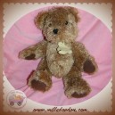 HISTOIRE D'OURS DOUDOU OURS MARRON POIL SOS