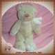 TEX DOUDOU OURS BEIGE BOUCLETTE 25 cm SOS